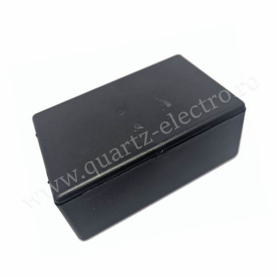 Cutie cu auto-inchidere 90x58x32 mm negru pentru montaje electronice Cutie cu auto-inchidere 90x58x32 mm negru pentru montaje electronice