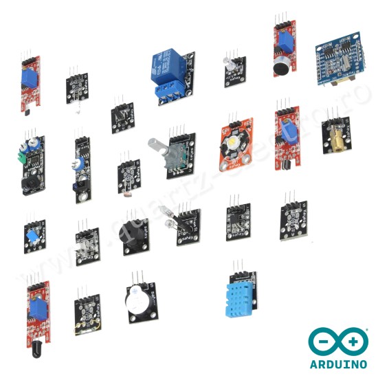 Kit 24 senzori pentru Arduino Kit 24 senzori pentru Arduino