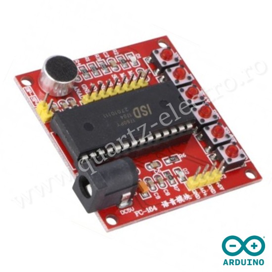 Modul inregistrare voce pentru electronice ISD1700 Arduino Modul inregistrare voce pentru electronice ISD1700 Arduino