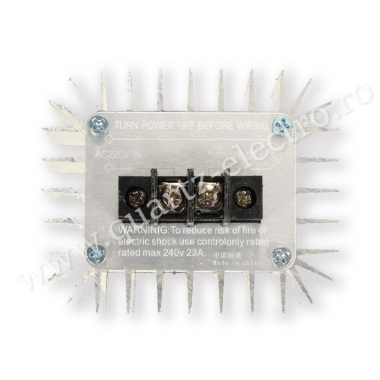 Regulator tensiune 220VAC 5000W SCR Regulator tensiune 220VAC 5000W SCR