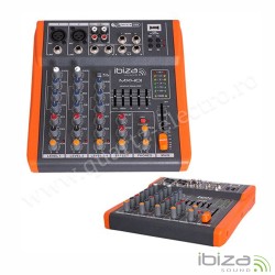 MIXER 4 CANALE CU EGALIZATOR, EFECTE SI USB MIXER 4 CANALE CU EGALIZATOR, EFECTE SI USB