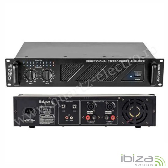 AMPLIFICATOR SONORIZARE 2X240W IBIZA AMPLIFICATOR SONORIZARE 2X240W IBIZA