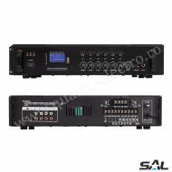 Mixer amplificator Public Adress 120W 6 zone cu FM si BT