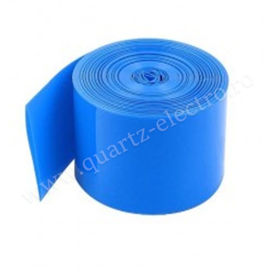 Folie termocontractabila pentru acumulatori albastru 200mm 1m Folie termocontractabila pentru acumulatori albastru 200mm 1m