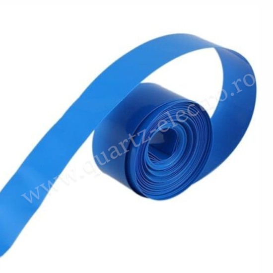 Folie termocontractabila pentru acumulatori albastru 70mm 1m Folie termocontractabila pentru acumulatori albastru 70mm 1m