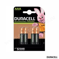 BateriI ReincarcabilE AAA LR3 Ni-MH 1.2V 900mAh DURACELL Blister 4 bucati