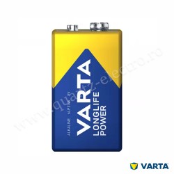 Baterie alcalina Longlife Power 6LR61 9V VARTA Baterie alcalina Longlife Power 6LR61 9V VARTA