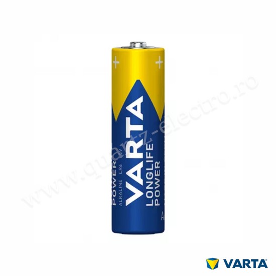 Baterii alcaline Longlife Power AA LR 6 VARTA Blister 4 bucati