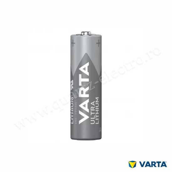 Baterii Litiu 1.5V AA LR6 VARTA Blister 2 bucati