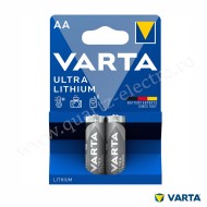 Baterii Litiu 1.5V AA LR6 VARTA Blister 2 bucati