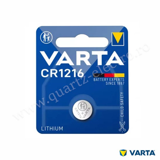 Baterie Litiu 3V CR1216 27mAh VARTA Baterie Litiu 3V CR1216 27mAh VARTA