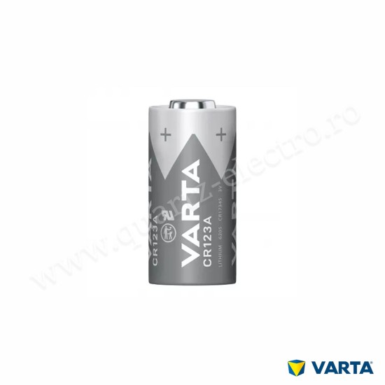 Baterie Litiu 3V CR123A 1430mAh VARTA Baterie Litiu 3V CR123A 1430mAh VARTA