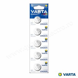 Baterii Litiu 3V CR2025 170mAh VARTA Blister 5 bucati