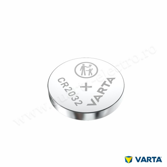 Baterii Litiu 3V CR2032 230mAh VARTA Blister 5 bucati