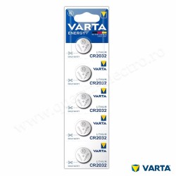 Baterii Litiu 3V CR2032 230mAh VARTA Blister 5 bucati