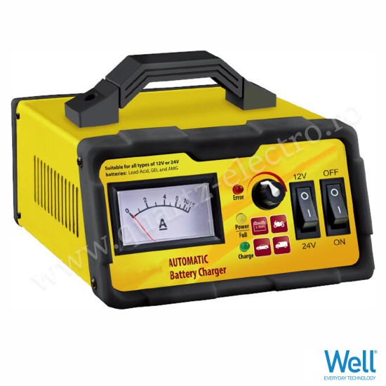 REDRESOR AUTO 12V/24V 15 A WELL