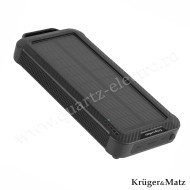 POWERBANK 10000MAH SOLAR LI-POL KM0910