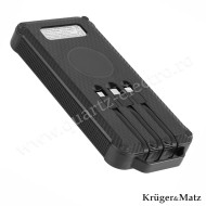 POWERBANK 10000MAH SOLAR LI-POL KM0910