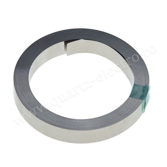 Banda de otel nichelata pentru sudura acumulatorilor 18650 0.1 x 5mm x 10m