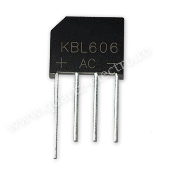 Punte redresoare 6A 600V Punte redresoare 6A 600V