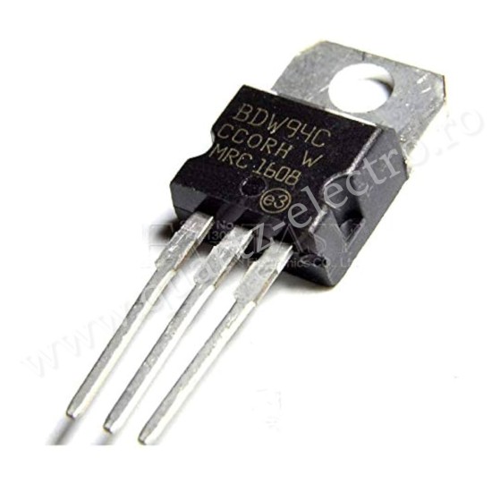 Tranzistor PNP bipolar 100V 12A 80W