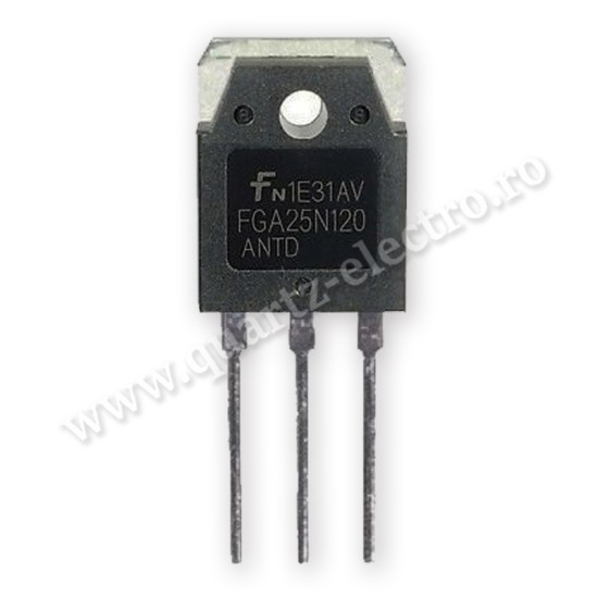 Tranzistor IGBT, NPN, 1,2KV 50A 312W TO3-P