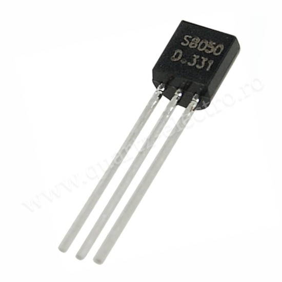 S8050 Bipolar (BJT) Transistor NPN 25V 0.5A 100MHz 1W