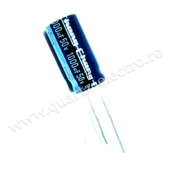 Condensator electrolitic 1000uF 50V Condensator electrolitic 1000uF 50V