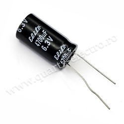 Condensator electrolitic 4700uF 6.3V ELITE Condensator electrolitic 4700uF 6.3V ELITE