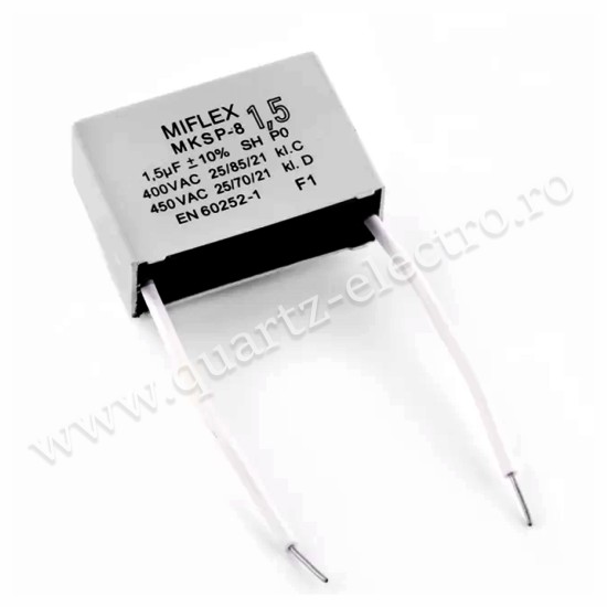 Condensator 1.5uF/400V MIFLEX Condensator 1.5uF/400V MIFLEX