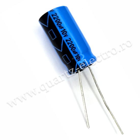 Condensator electrolitic 2200uF 10V Condensator electrolitic 2200uF 10V