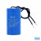 Condensator pornire motor 200uF 250V cu conexiune fir WELL
