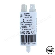 Condensator pornire motor 425V 3uF cu fisa, Ducati