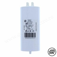 Condensator pornire motor 80uF 425V cu fisa plata pentru papuc Ducati