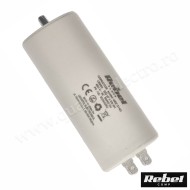 Condensator pornire motor 450V 60uF cu fisa plata pentru papuc Rebel