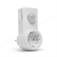 Priza cu senzor de miscare 120 10m 1200W IP20 alb Delight