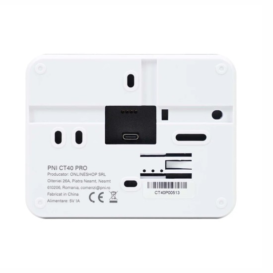 Termostat inteligent CT40 PRO fara fir WiFi pentru centrale termice PNI Termostat inteligent CT40 PRO fara fir WiFi pentru centrale termice PNI