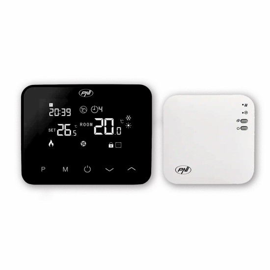 Termostat inteligent CT40 PRO fara fir WiFi pentru centrale termice PNI Termostat inteligent CT40 PRO fara fir WiFi pentru centrale termice PNI