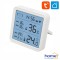 Termometru și higrometru smart cu ceas HSTHC Home