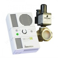 Detector de gaz metan PREVENT [M] cu electrovalvă din alamă 3/4, echipament complet PRIMATECH