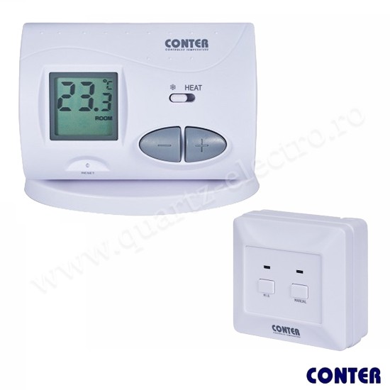 TERMOSTAT DIGITAL CU RADIOFRECVENTA CONTER CT3W TERMOSTAT DIGITAL CU RADIOFRECVENTA CONTER CT3W
