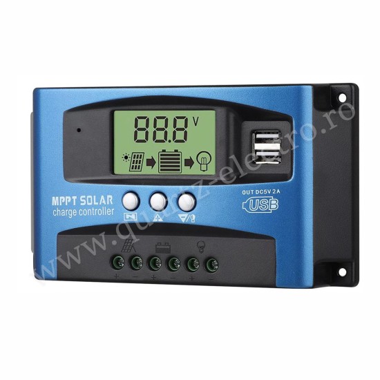REGULATOR INTELIGENT DE INCARCARE SOLARA CU DUBLU USB DECDEAL 50A MPPT REGULATOR INTELIGENT DE INCARCARE SOLARA CU DUBLU USB DECDEAL 50A MPPT