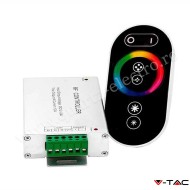 CONTROLER BANDA LED RGB + TELECOMANDA TOUCH V-TAC VT-2405