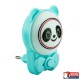 Lampa de veghe Panda ANDY 2CCT 1W albastră HOROZ Lampa de veghe Panda ANDY 2CCT 1W albastră HOROZ