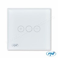 Intrerupator simplu cu touch si dimmer SafeHome DIM101, 1X700W, Live Wire, fara nul, sticla PNI