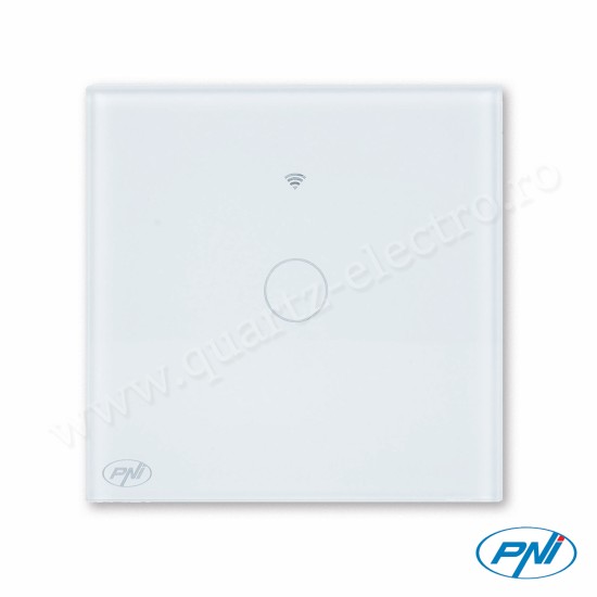 Intrerupator inteligent SafeHome PT101L WiFi, 10A Tuya Smart Live Wire, fara nul PNI Intrerupator inteligent SafeHome PT101L WiFi, 10A Tuya Smart Live Wire, fara nul PNI