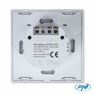 Intrerupator inteligent cu touch SafeHome PT202L WiFi 10A Tuya Smart Live Wire, fara nul pni