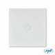 Intrerupator simplu cu touch SH101 din sticla, alb cu LED indicator 170-240V 200W 10A PNI Intrerupator simplu cu touch SH101 din sticla, alb cu LED indicator 170-240V 200W 10A PNI