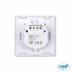 Intrerupator triplu cu touch SH303 din sticla, alb cu LED indicator 170-240V 3X200W 10A PNI