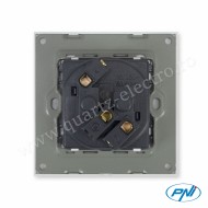Priza simpla incastrabila WP101 cu rama din sticla, 16A, 4000W, 230V PNI